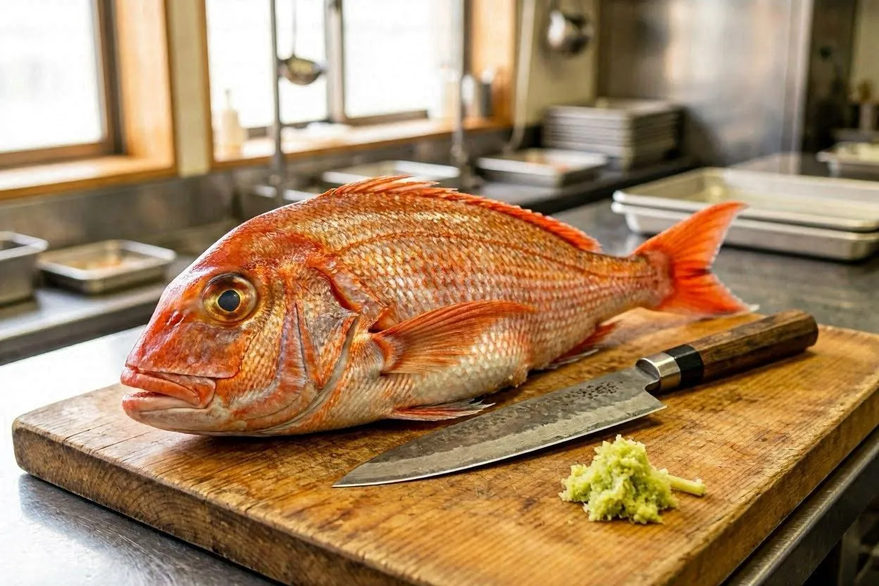 Fresh kinmedai golden eye snapper