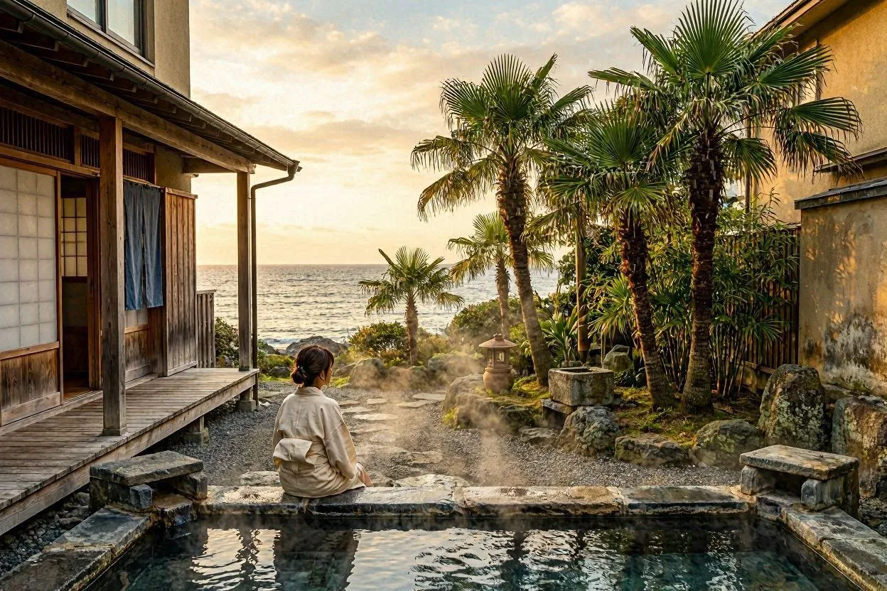 Atagawa Prince Hotel with tropical gardens