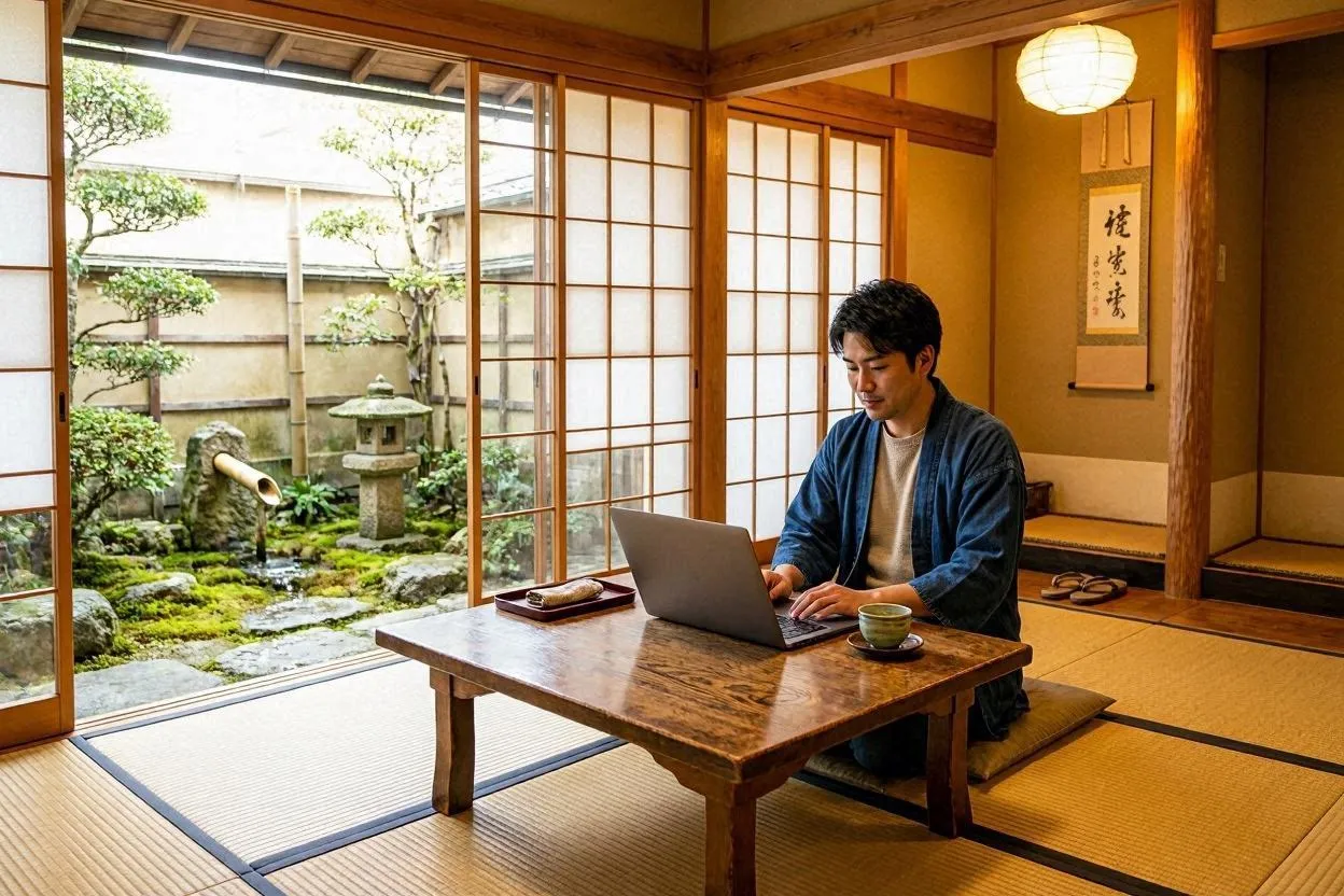 Why we chose onsen ryokans over modern coworking spaces