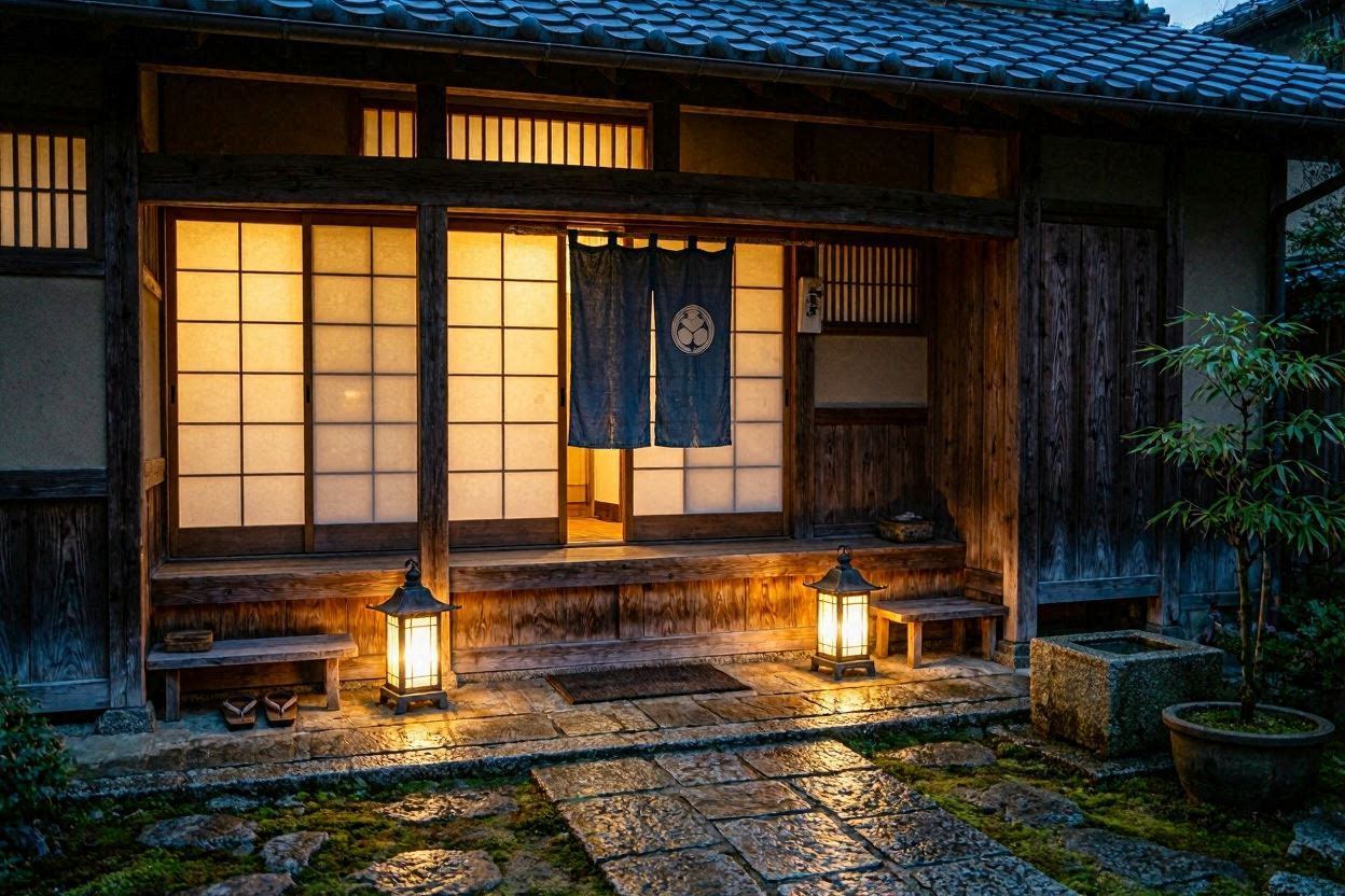 Wataya Besso ryokan entrance